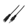 Cable AISENS 3.5mm/M-3.5mm/H 1.5m Negro (A128-0145)