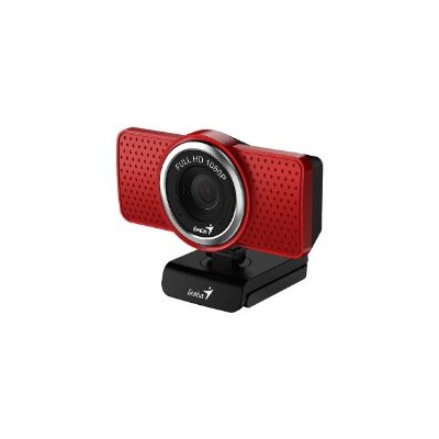 WebCam Genius ECam 8000 FHD Micrófono Roja(32200001401)