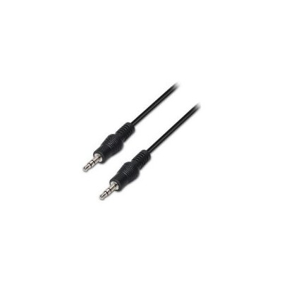 Cable AISENS Audio 2xJack 3.5mm/M 3m Negro (A128-0143)