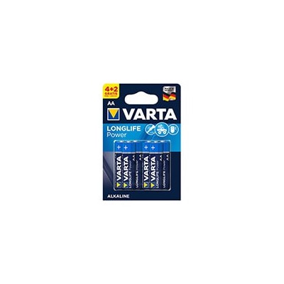 Pack 6 Pilas Varta AA LR6 Alcalinas 1.5V (38974)