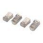 Conector AISENS RJ45 Cat.6 FTP 10 Un Acero (A139-0298)