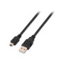 Cable USB-A 2.0/M a Mini USB/M 0.5m Negro (A101-0023)