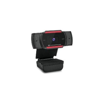 WebCam CONCEPTRONIC FHD USB 2.0 Micrófono (AMDIS04R)