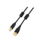 Cable AISENS USB-A/M a USB-B/M 2m Negro (A101-0009)