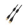 Cable AISENS USB-A/M a USB-B/M 3m Negro (A101-0010)