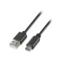 Cable AISENS USB-C/M a USB-A/M 2m Negro (A107-0052)