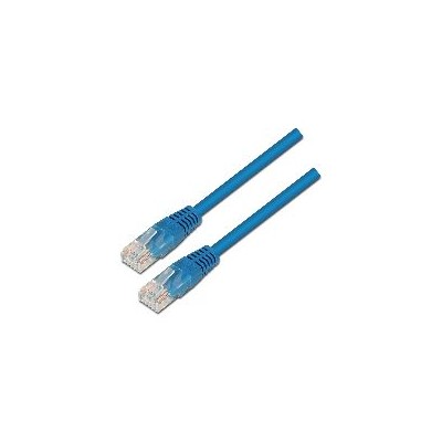 Latiguillo AISENS RJ45 Cat.6 UTP 0.5m Azul (A135-0241)