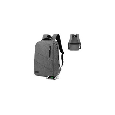 Mochila SUBBLIM City Backpack 15.6" USB Gris (2BL2000)