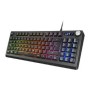 Teclado Mars Gaming LED RGB USB Negro (MKREVOES)