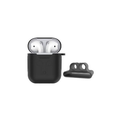 Funda Devia Airpods V1/V2 Silicona Negra (DSTNAWB)