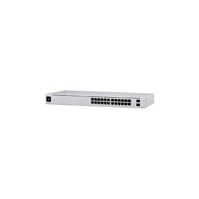 Switch Ubiquiti 24xRJ45 GbE 2xSFP PoE+ 1U (USW-24-POE)