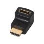 Adaptador AISENS HDMI A/H a HDMI A/M Negro (A121-0124)