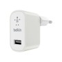 Cargador de Pared BELKIN 12W USB-A Blanco (F8M731VFWHT)