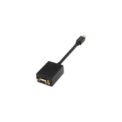 Cable AISENS MiniDP/M a VGA/H 15cm Negro (A125-0135)