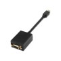 Cable AISENS MiniDP/M a VGA/H 15cm Negro (A125-0135)