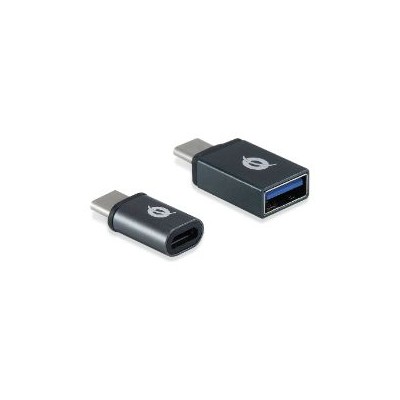 Adaptador CONCEPTRONIC USB-C a USB-A/mUSB 2Un (DONN04G)