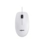 Ratón LOGITECH B100 Óptico USB-A Blanco (910-003360)