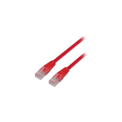 Cable AISENS RJ45 Cat.5e UTP AWG24 1m Rojo (A133-0206)