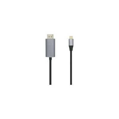 Cable AISENS USB-C/M a DP/M Negro 0.8m (A109-0394)