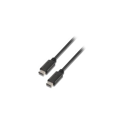 Cable AISENS USB-C/M a USB-C/M 0.5m Negro (A107-0055)