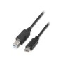 Cable AISENS USB-C/M a USB-B/M 2m Negro (A107-0054)