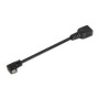 Cable AISENS USB-B/M a mUSB-A/H 15cm Negro (A101-0032)