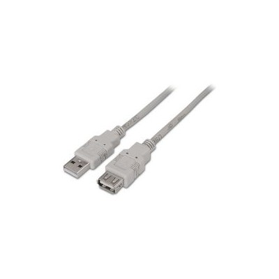 Cable AISENS USB-A/M a USB-A/H 3m Negro (A101-0014)