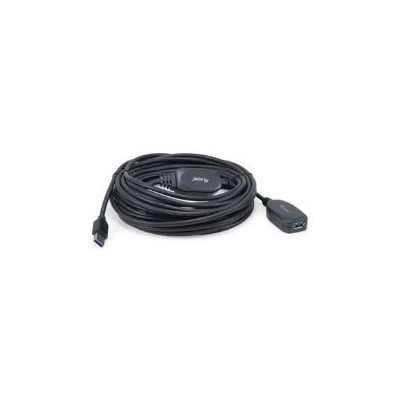 Cable EQUIP USB-A/M a USB-A/H 10m Negro (EQ133347)