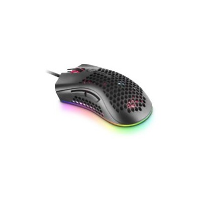 Ratón Mars Gaming Óptico RGB USB 32000dpi Negro (MMEX)