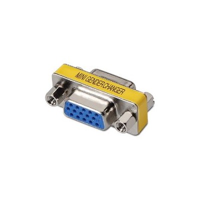 Adaptador AISENS VGA/H a VGA/H Azul/Plata (A114-0082)