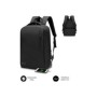 Mochila SUBBLIM City 15.6" USB Negra (SUB-BP-2BL2002)