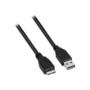 Cable AISENS USB-A/M- a mUSB-B/M 2m Negro (A105-0044)