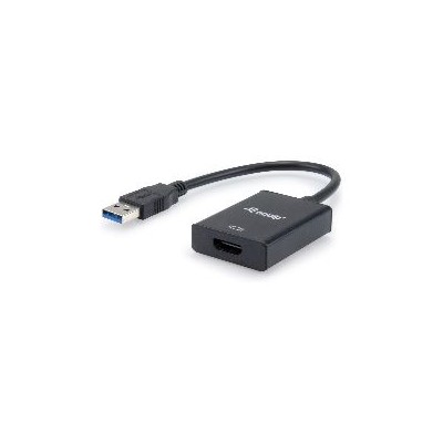 Cable EQUIP USB-A/M a HDMI/H 0.25m Negro (EQ133385)