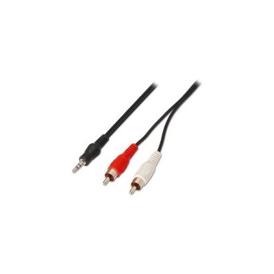 Cable AISENS Jack 3.5/M-2XRCA/M 3m Negro (A128-0148)