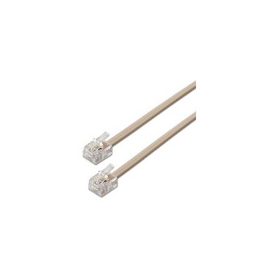 Cable de Teléfono AISENS RJ11 3m Beige (A143-0318)