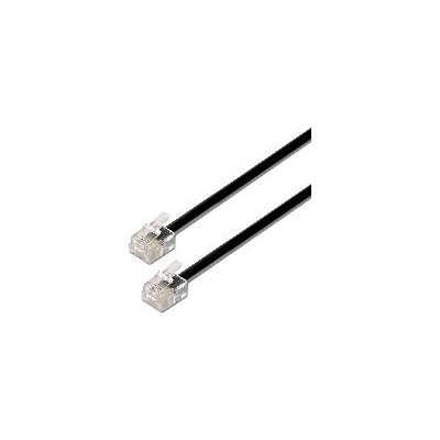 Cable de Teléfono AISENS RJ11 3m Negro (A143-0320)