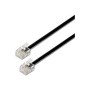 Cable de Teléfono AISENS RJ11 3m Negro (A143-0320)