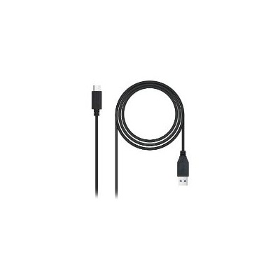 Nanocable USB-A/M a USB-C/M 1.5m Negro(10.01.4001-L150)