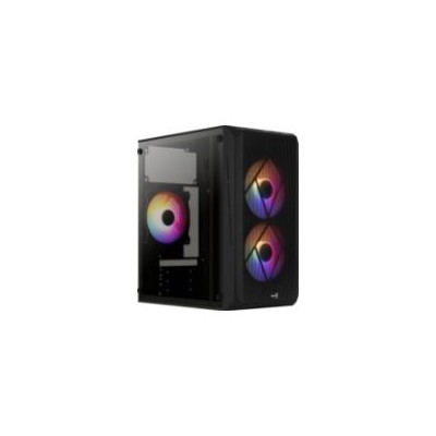 Caja Compacta AEROCOOL S/F USB2/3 mATX Negra (CS107V2)