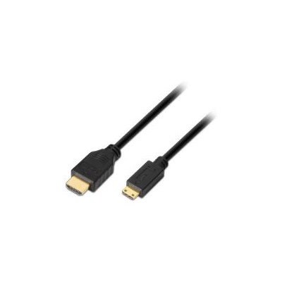 Cable AISENS HDMI A/M a MiniHDMI/M 3m Negro (A119-0115)