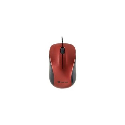 Ratón NGS Óptico USB-A 1200dpi Rojo (CREWRED)