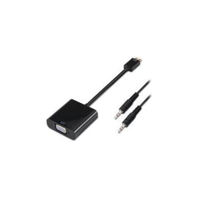 Cable AISENS Mini HDMI/M a VGA/H 3.5mm (A122-0127)