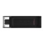 Pendrive Kingston 128Gb USB-C 3.0 Negro (DT70/128GB)