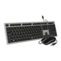 Teclado+Ratón SUBBLIM Ergo Flat USB Negro/Gris (CEKE50)