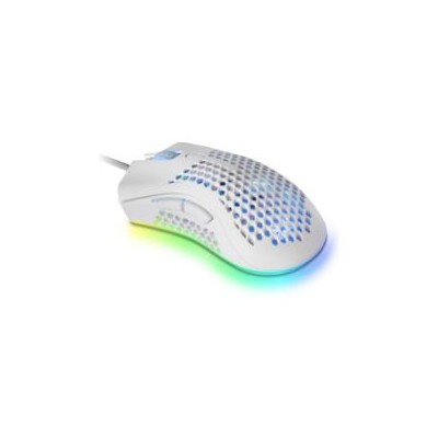 Ratón Mars Gaming Óptico RGB USB 32000dpi Blanco(MMEXW)