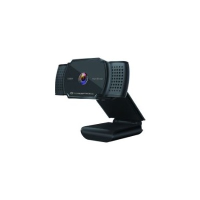 WebCam CONCEPTRONIC 2K FHD Micrófono Negra (AMDIS06B)