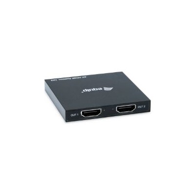 Splitter EQUIP 4K UHD 3D 2xHDMI Out Negro (EQ332715)