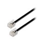 Cable de Teléfono AISENS RJ11 2m Negro (A143-0319)