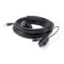 Cable EQUIP USB-A/M a USB-A/H 15m Negro (EQ133348)