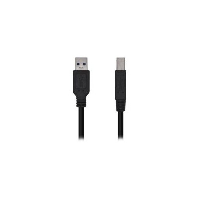 Cable AISENS USB-A/M a USB-B/M 2m Negro (A105-0444)